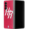NBA Houston Rockets Distressed Galaxy Z Fold4 5G Skin